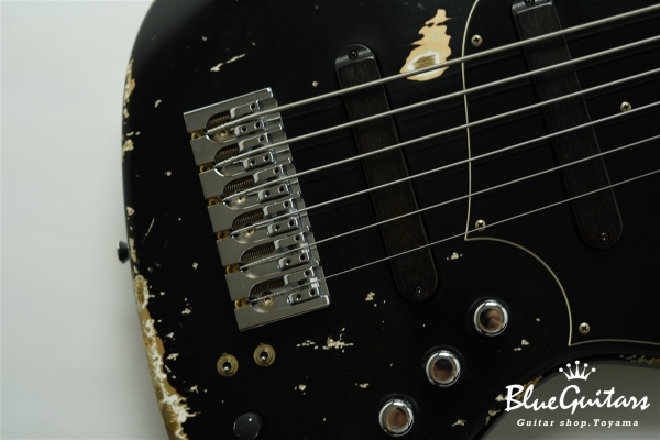 XJ-1T / 6st / Black over Shoreline Gold Heavy Aged / Ash / R / HRI #3367