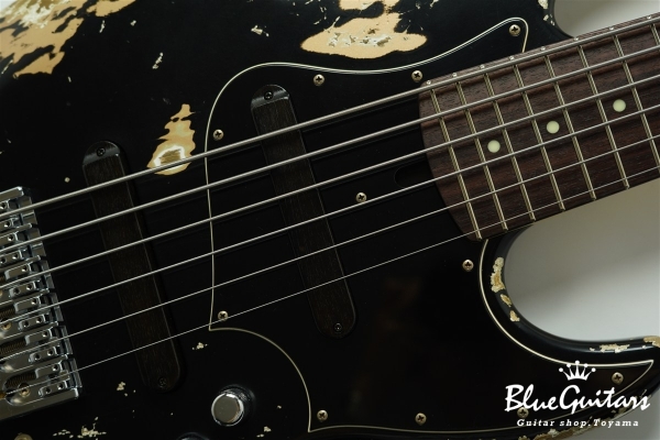XJ-1T / 6st / Black over Shoreline Gold Heavy Aged / Ash / R / HRI #3367