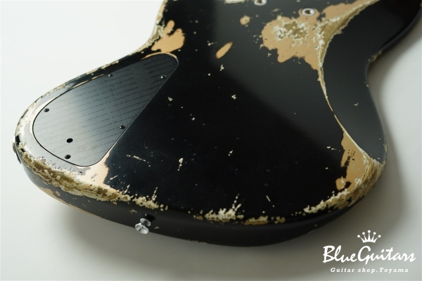 XJ-1T / 6st / Black over Shoreline Gold Heavy Aged / Ash / R / HRI #3367