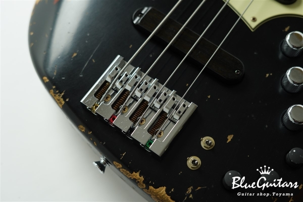 XJ-1T Black over 3 Tone Burst Heavy Aged / Alder / R #3370