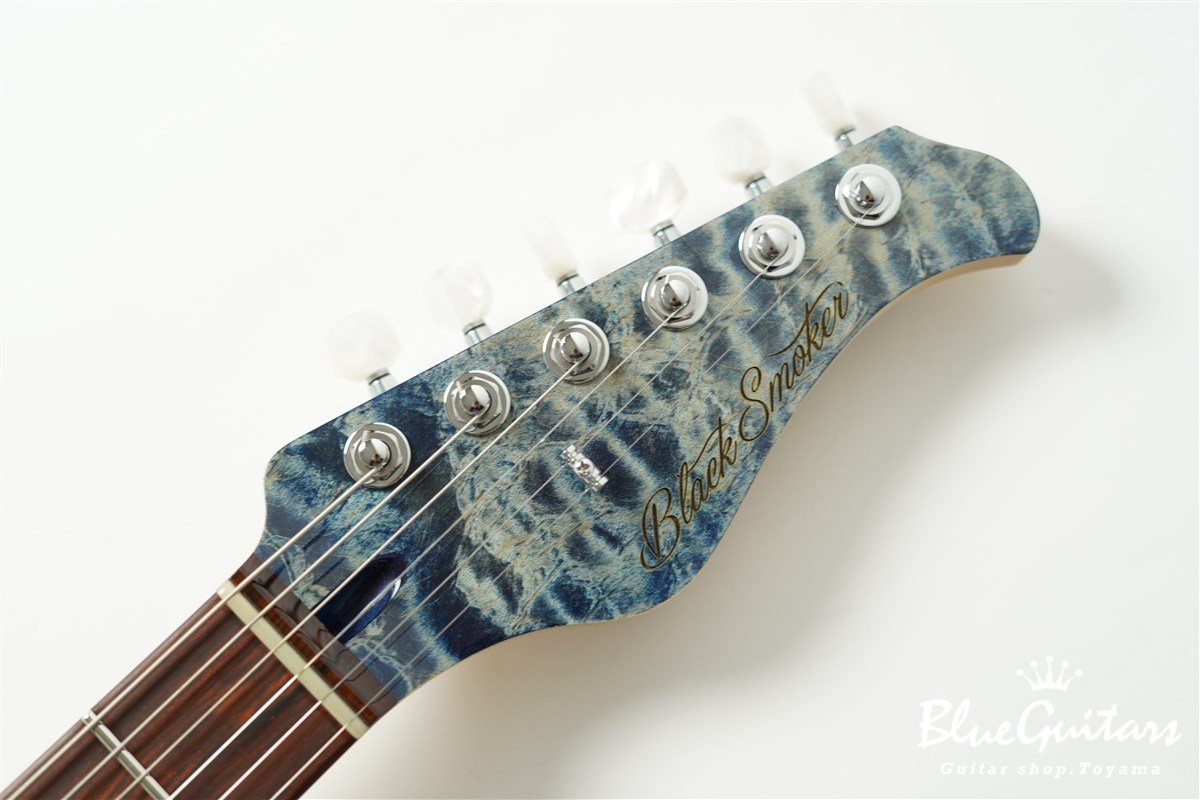 FUTURA-S HH / Quilt Maple Top, Fiji Mahogany Back - Faded Lazuli Blue