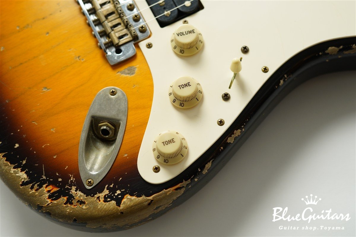 XSC-4 2Tone Burst Heavy Aged / Ash Body / Roasted Flame Maple Neck