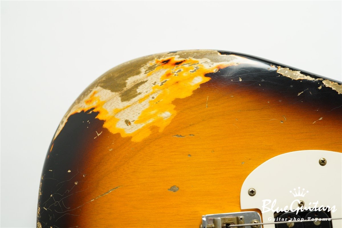 XSC-4 2Tone Burst Heavy Aged / Ash Body / Roasted Flame Maple Neck