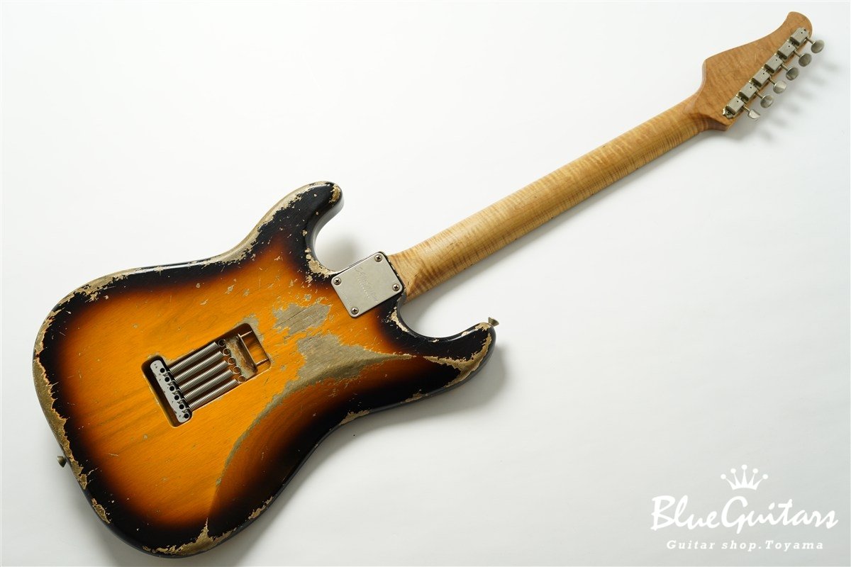 XSC-4 2Tone Burst Heavy Aged / Ash Body / Roasted Flame Maple Neck