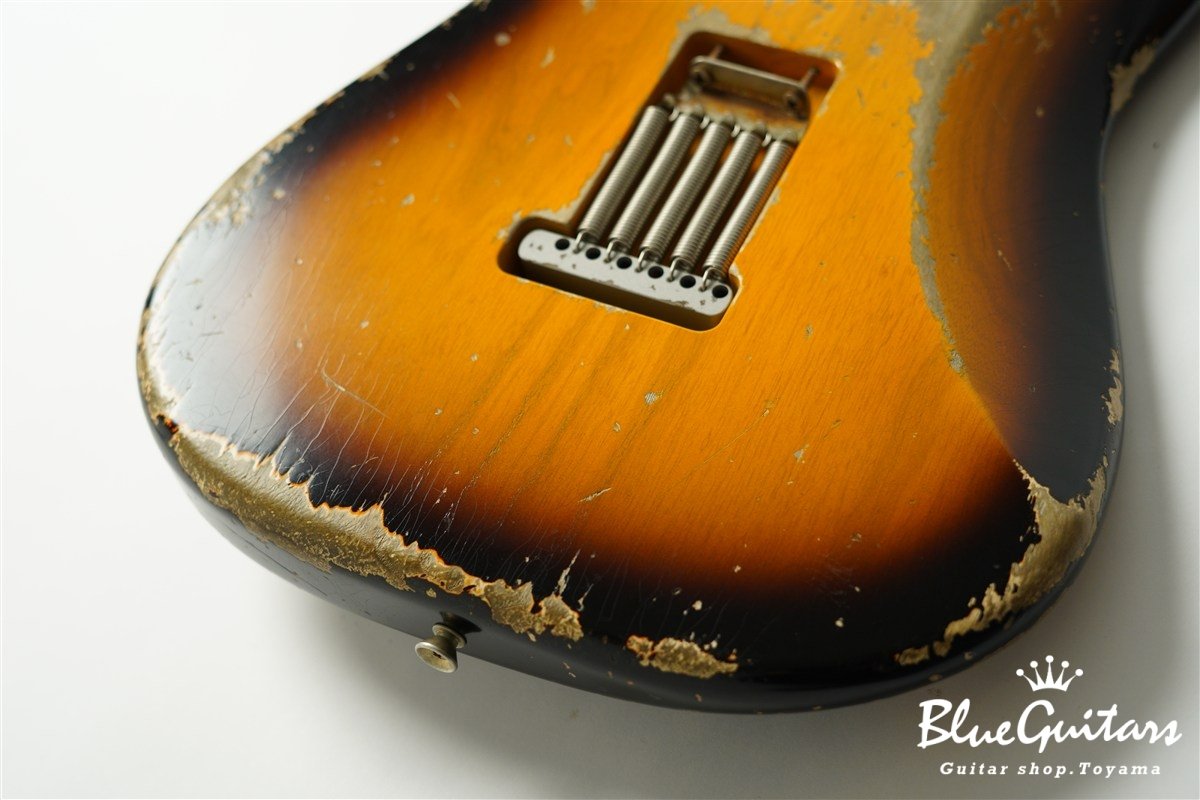 XSC-4 2Tone Burst Heavy Aged / Ash Body / Roasted Flame Maple Neck