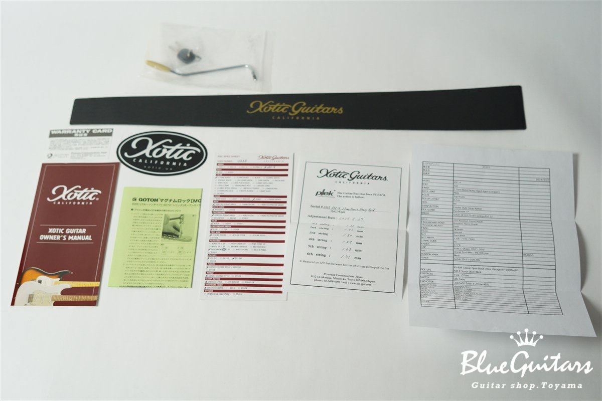 XSC-4 2Tone Burst Heavy Aged / Ash Body / Roasted Flame Maple Neck