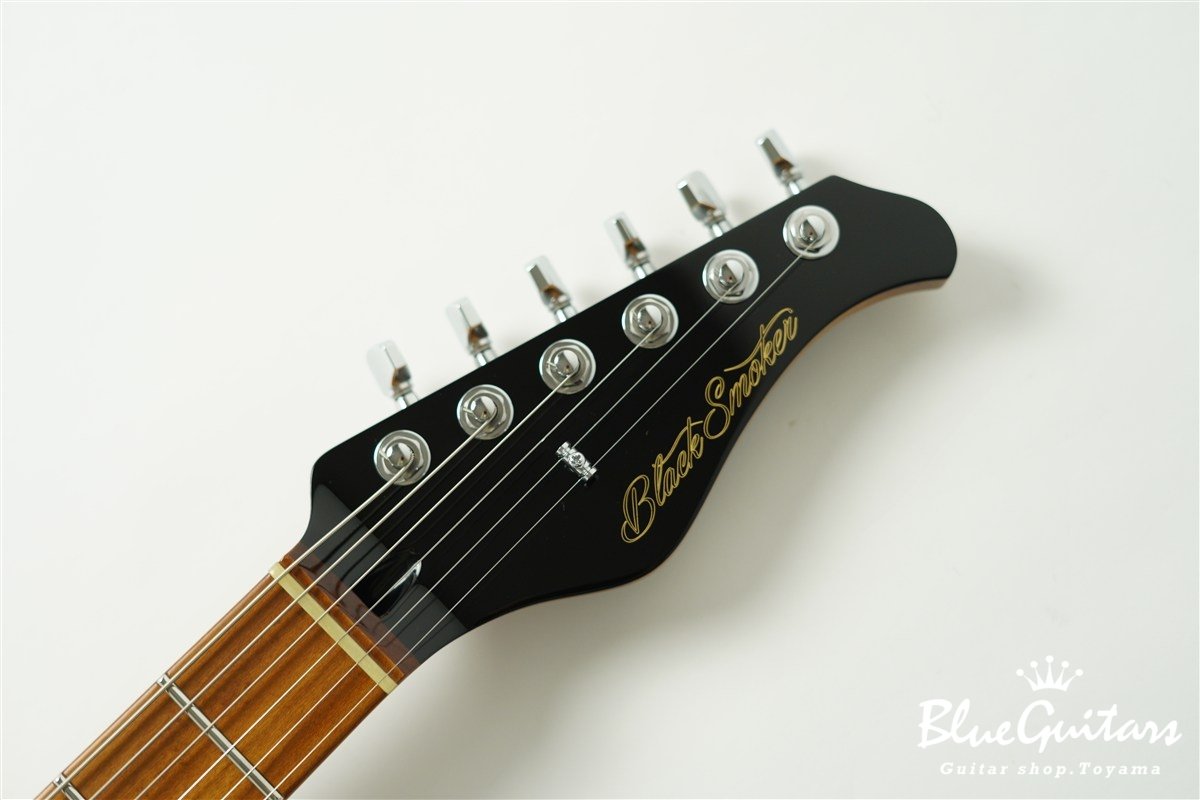 FUTURA-S HSH / Flame Tochi Top, Fiji Mahogany Back - Faded Lazuli Blue