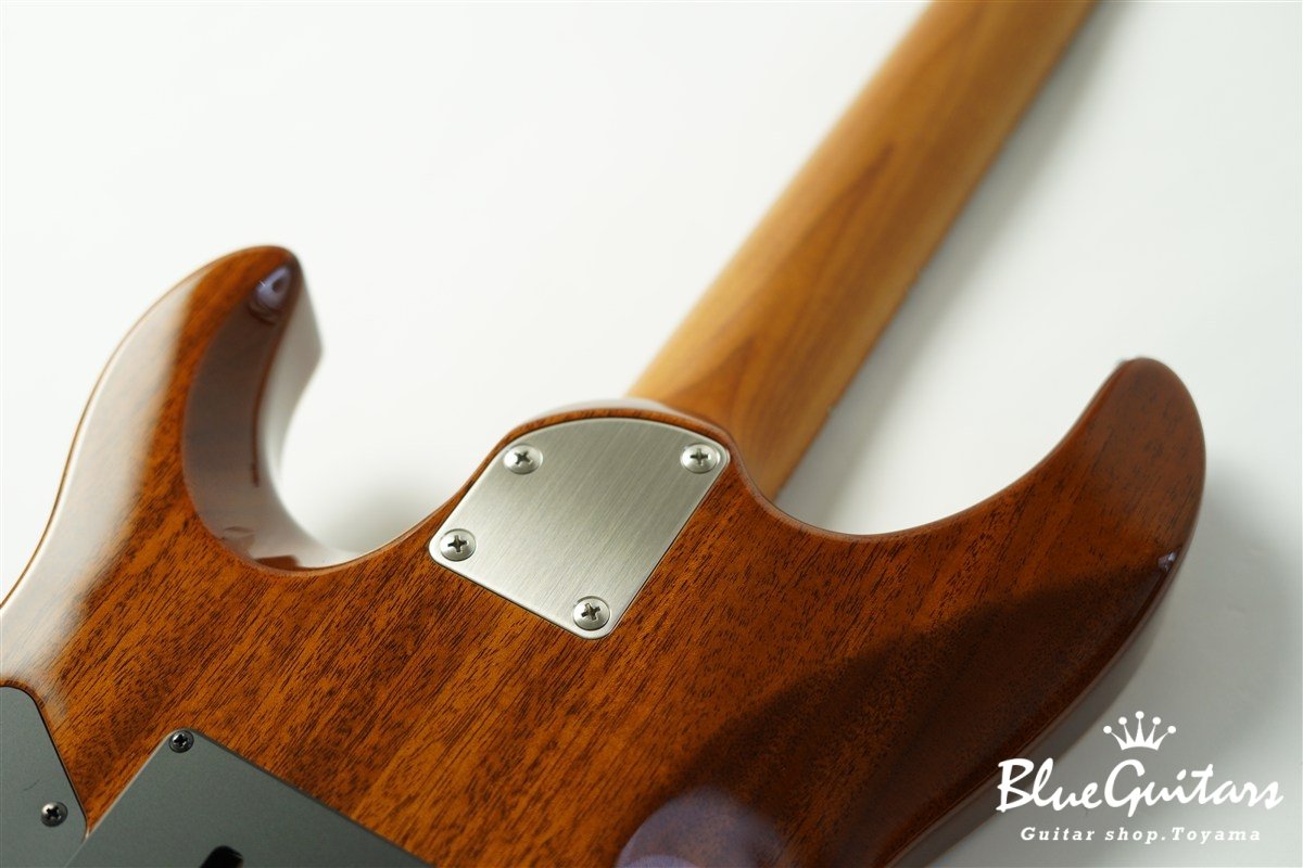 FUTURA-S HSH / Flame Tochi Top, Fiji Mahogany Back - Faded Lazuli Blue