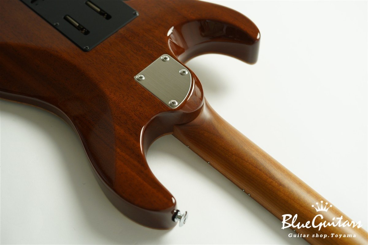 FUTURA-S HSH / Flame Tochi Top, Fiji Mahogany Back - Faded Lazuli Blue