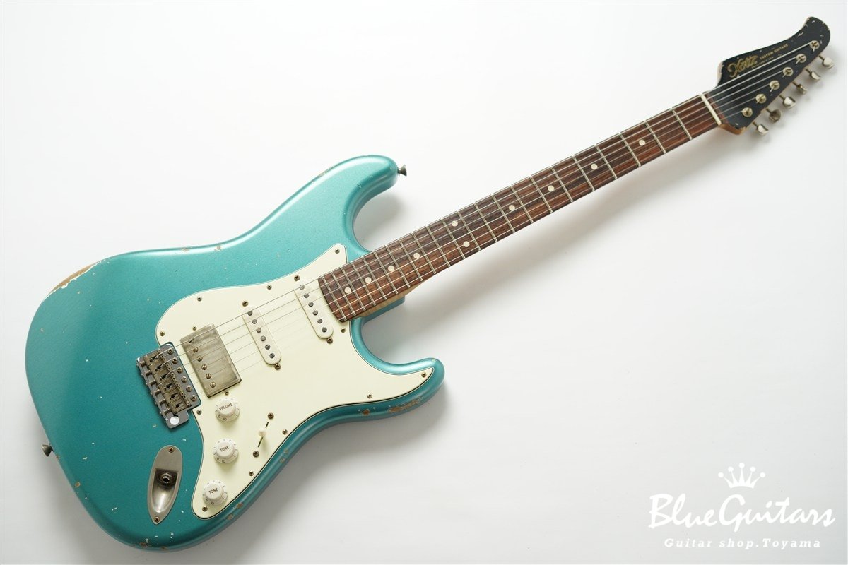 XSC-2 Pelham Blue Medium Aged / Alder / Roasted Flame Maple Reverse Head #3907
