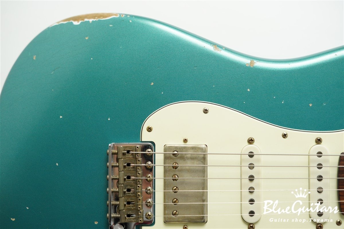 XSC-2 Pelham Blue Medium Aged / Alder / Roasted Flame Maple Reverse Head #3907