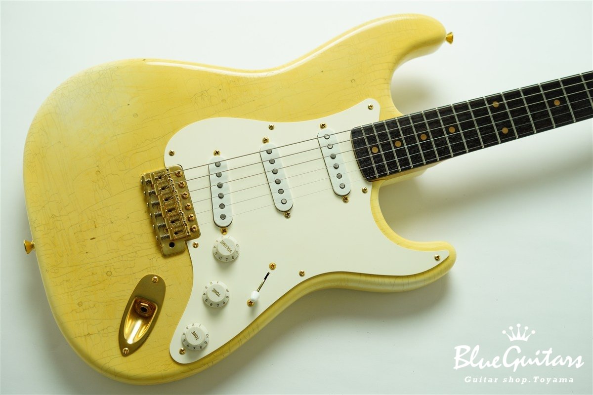 g7-ST/R Lightly Aged - Aged Olympic White w/Gold Hardware