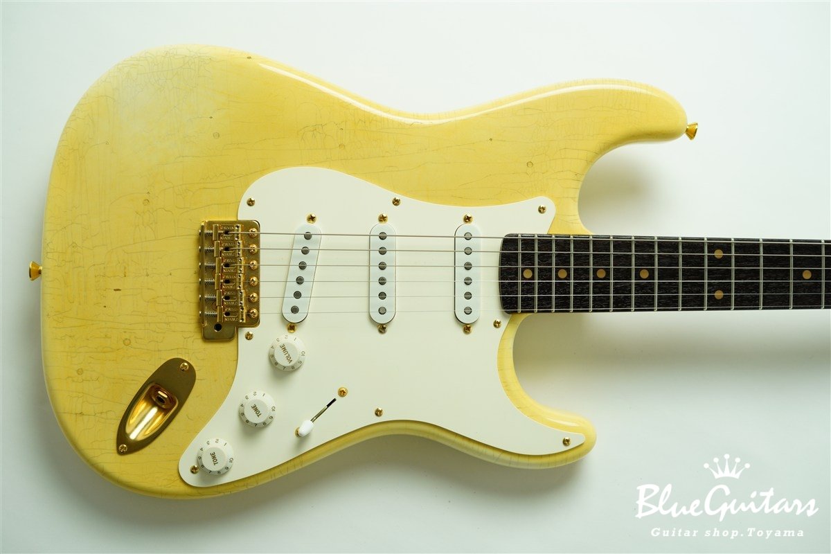 g7-ST/R Lightly Aged - Aged Olympic White w/Gold Hardware