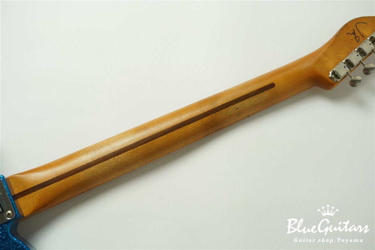 J Mascis Telecaster - Bottle Rocket Blue Flake w/Fender Ombre Hard Case