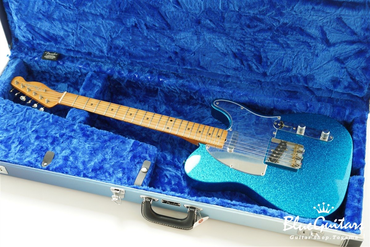 J Mascis Telecaster - Bottle Rocket Blue Flake w/Fender Ombre Hard Case