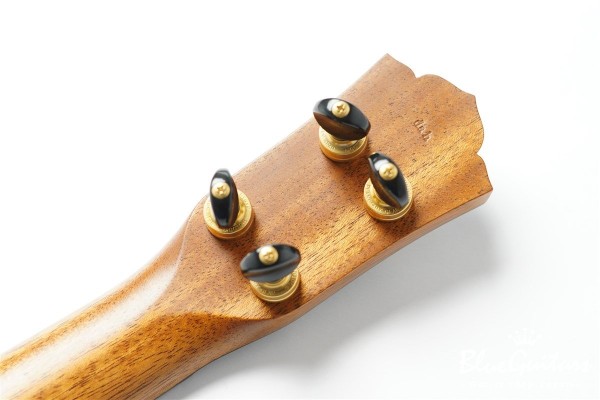 ukulele tenor 14f std. w Curly Hawaiian Koa Top / Ebony SIDE & BACK
