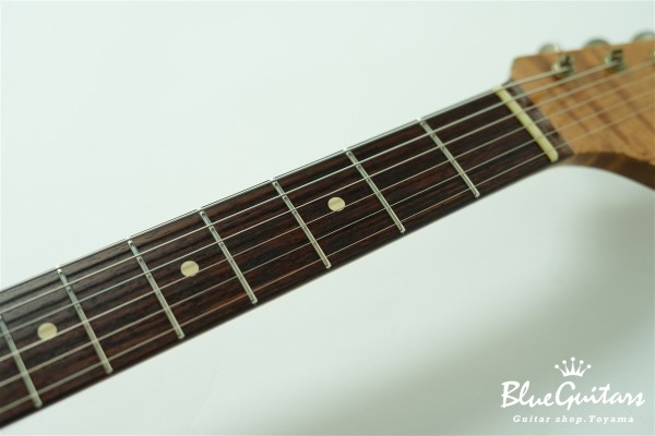XSC-2 - 2 Tone Burst Super Heavy Aged / Alder / Roasted Flame Maple
