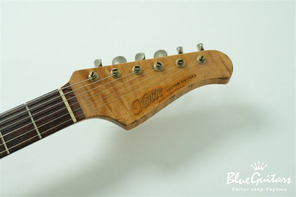 XSC-2 - 2 Tone Burst Super Heavy Aged / Alder / Roasted Flame Maple