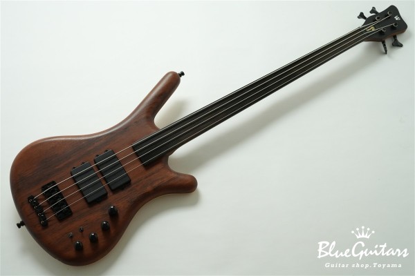 Corvette $$ Fretless Special Edition 2010 - Tigerwood Top / Swamp Ash Back - Natural Oil Finish