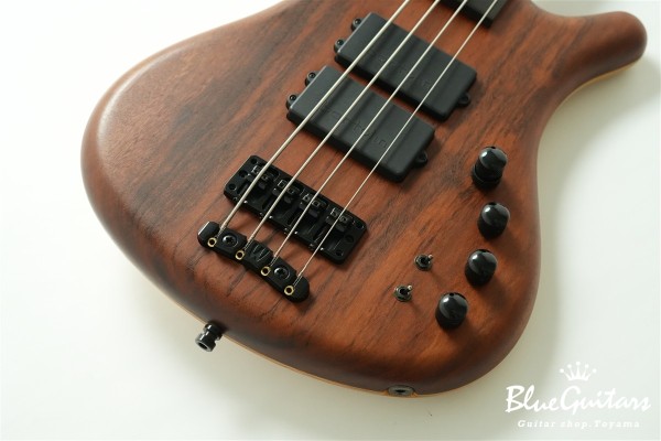 Corvette $$ Fretless Special Edition 2010 - Tigerwood Top / Swamp Ash Back - Natural Oil Finish