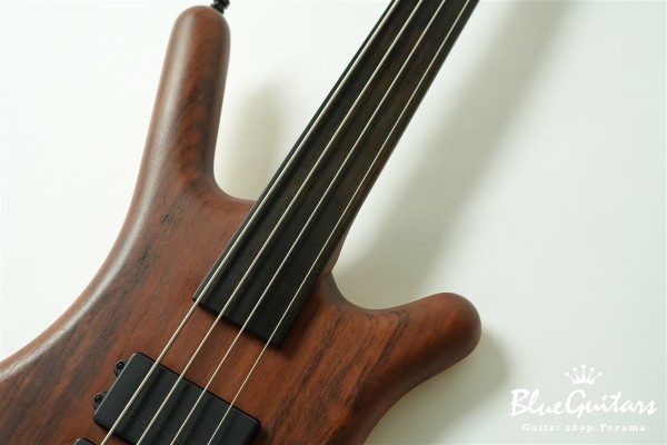 Corvette $$ Fretless Special Edition 2010 - Tigerwood Top / Swamp Ash Back - Natural Oil Finish