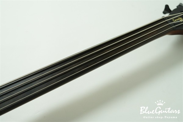 Corvette $$ Fretless Special Edition 2010 - Tigerwood Top / Swamp Ash Back - Natural Oil Finish