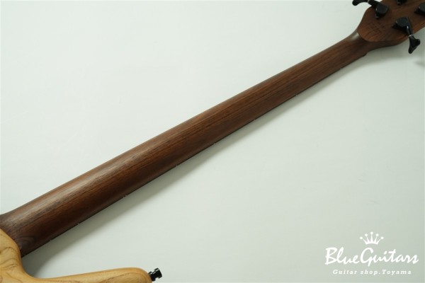 Corvette $$ Fretless Special Edition 2010 - Tigerwood Top / Swamp Ash Back - Natural Oil Finish