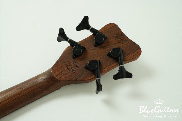 Corvette $$ Fretless Special Edition 2010 - Tigerwood Top / Swamp Ash Back - Natural Oil Finish