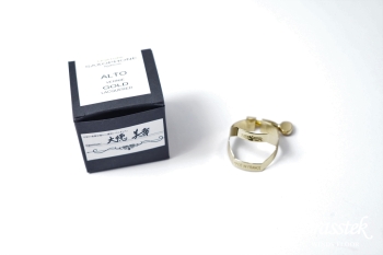 Alto Saxophone Ligature / GOLD Lacquered 選定品
