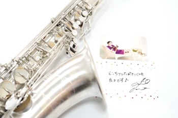 Tenor Saxophone Anchert “Authentic” 猪俣明日美氏【直筆サイン・コメント付き】