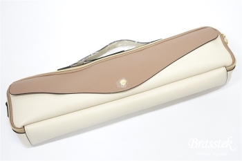 Legato Largo × Pearl Flute フルートケースカバー【グレージュ× アイボリー】