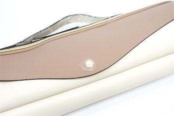 Legato Largo × Pearl Flute フルートケースカバー【グレージュ× アイボリー】