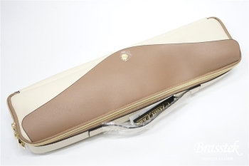 Legato Largo × Pearl Flute フルートケースカバー【グレージュ× アイボリー】