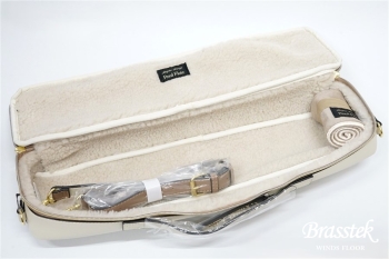 Legato Largo × Pearl Flute フルートケースカバー【グレージュ× アイボリー】