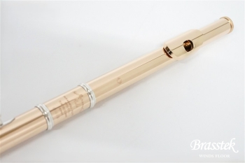 Flute 14K-RH str mech silver