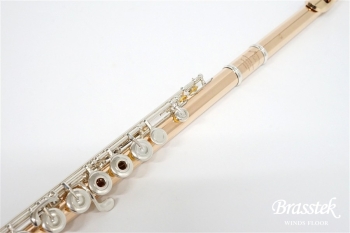 Flute 14K-RH str mech silver