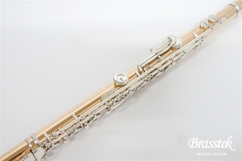Flute 14K-RH str mech silver