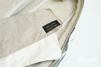 Legato Largo × Pearl Flute フルートケースカバー 限定カラー【グレージュxアイボリー】