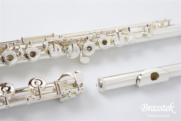 ヤマハ フルート yfl611Ⅱ 総銀製 ケース（BostonFlute製）付き