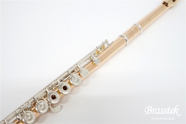 Flute 14K-RH str mech silver