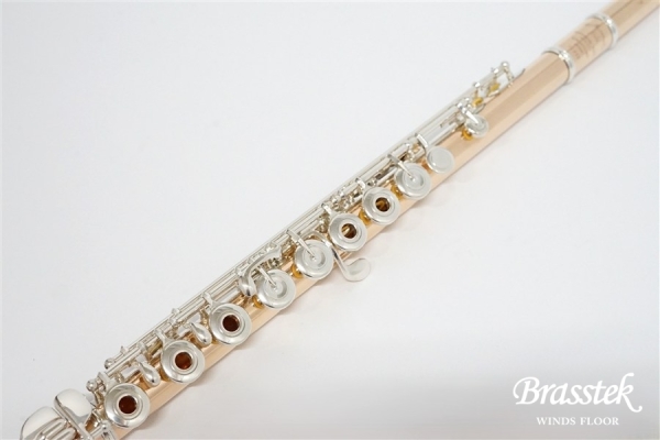 Flute 14K-RH str mech silver