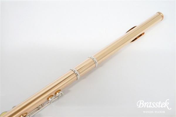 Flute 14K-RH str mech silver