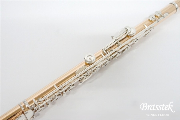 Flute 14K-RH str mech silver