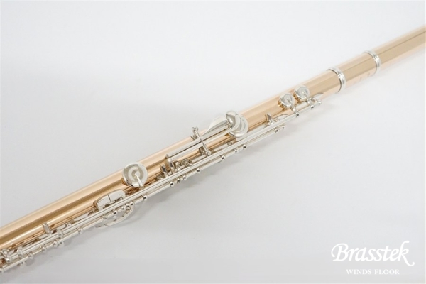 Flute 14K-RH str mech silver