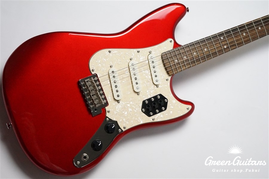 Squier by Fender Paranormal Cyclone   Candy Apple Red   Green
