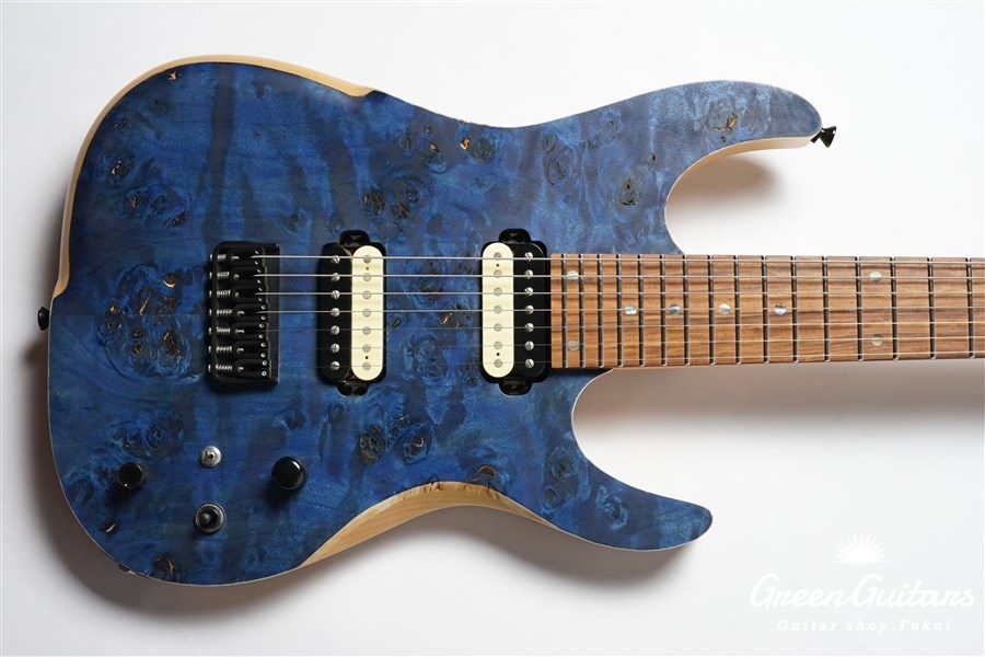 dragonfly Sottile 7st. Custom 666 #5 Burl Popular - Space Blue 