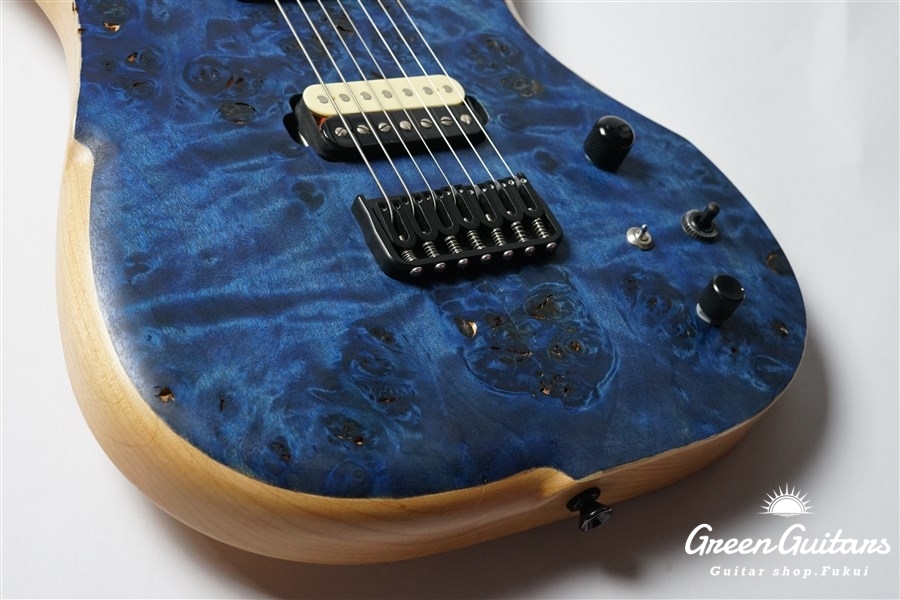 dragonfly Sottile 7st. Custom 666 #5 Burl Popular - Space Blue 