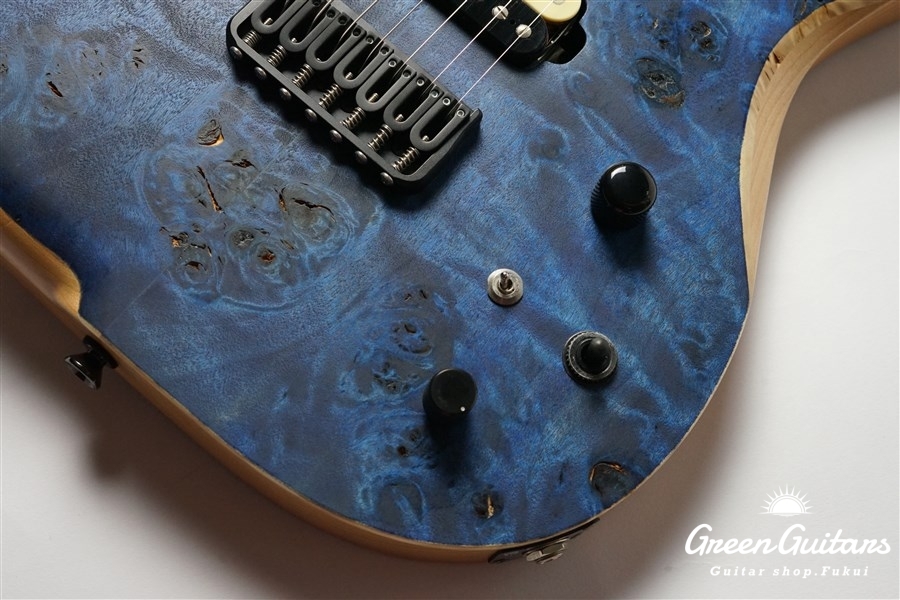 dragonfly Sottile 7st. Custom 666 #5 Burl Popular - Space Blue 