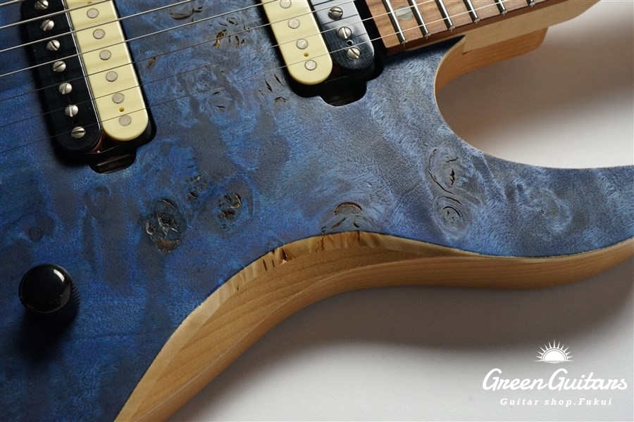 dragonfly Sottile 7st. Custom 666 #5 Burl Popular - Space Blue 