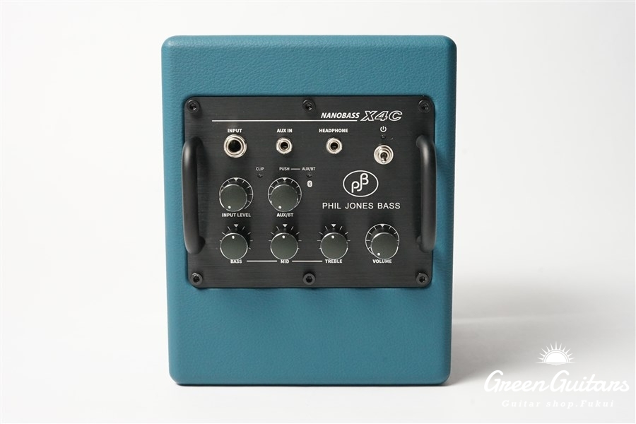 Phil Jones Bass NANOBASS X4C - Peacock Blue | Green Guitars Online 